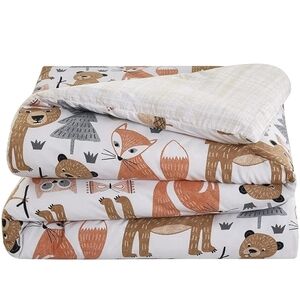 Twin Littler Campers Reversible 2 Pieces Bedding Comforter Set